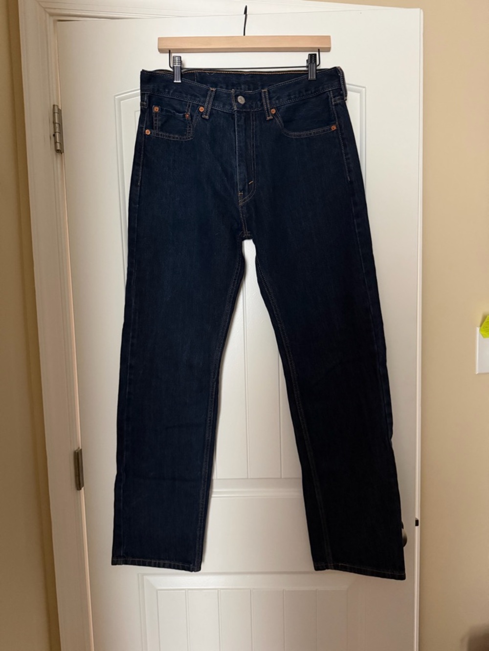 Levi’s 505 Men’s Classic Dark Wash Jeans